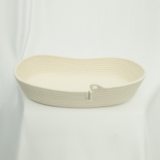 バスケットS 楕円型 IVORY Mia Mélange ミアメランジェ