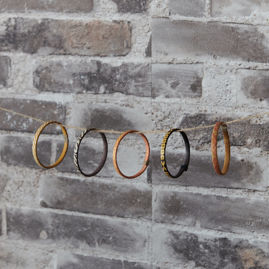 ブレスレット アフリカ小物 アフリカ柄 5点セット