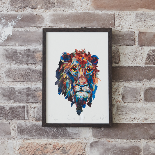 ポスター アニマル A4 ウォールデコレーション ライオン