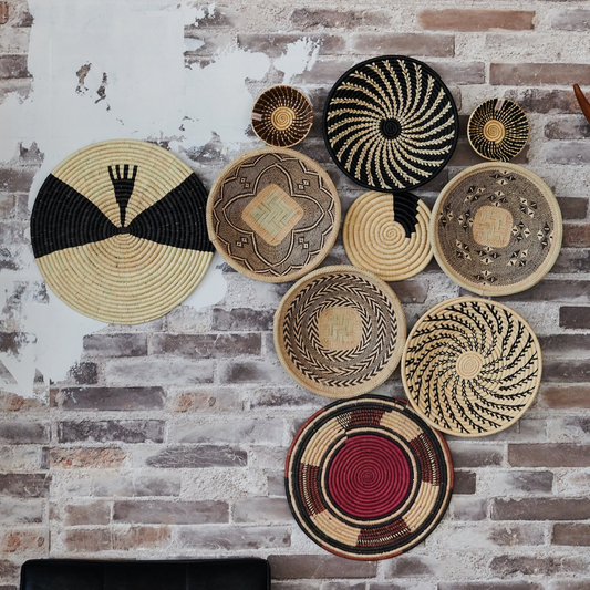 鍋敷き アフリカ模様 テーブルマット ラージ