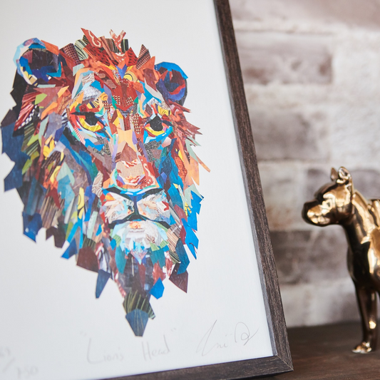 ポスター アニマル A4 ウォールデコレーション ライオン