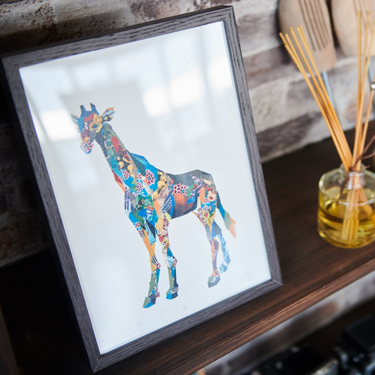 ポスター アニマル A4 ウォールデコレーション キリン