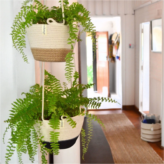 ハンギング鉢カバーS 4号 JUTE Mia Mélange ミアメランジェ