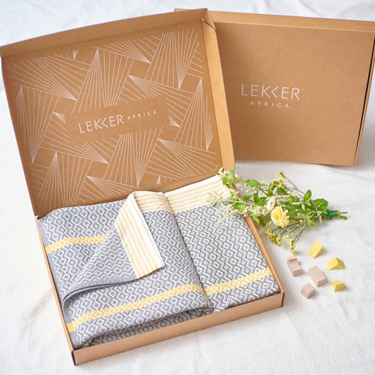 コットンブランケット 大&小 ギフトボックスセット