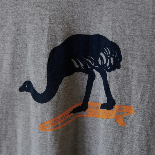 サーフTシャツ アニマル柄 ダチョウ MAMIWATA