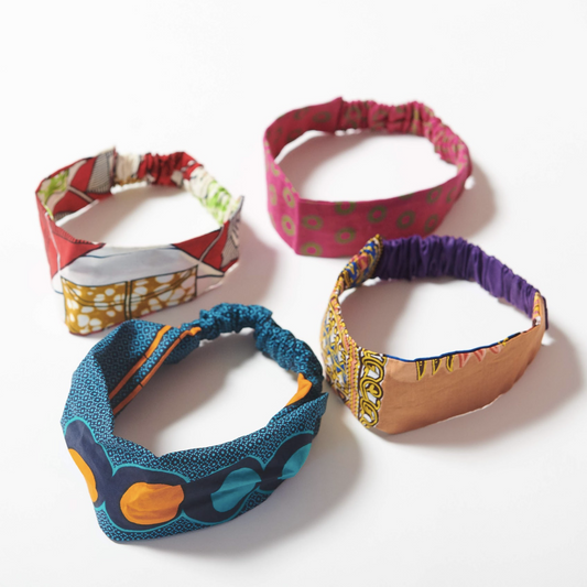 ヘアバンド アフリカ模様 shweshwe