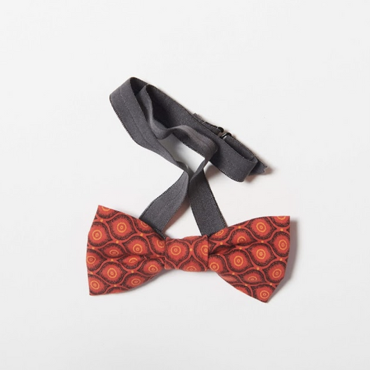 蝶ネクタイ アフリカ模様 shweshwe