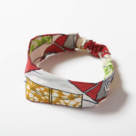 ヘアバンド アフリカ模様 shweshwe