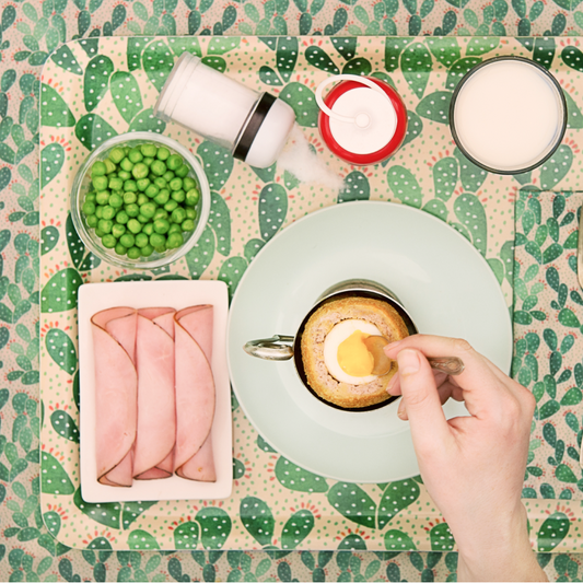 トレー・お盆(中型) handmadebyme/ハンドメイドバイミー(サボテン)