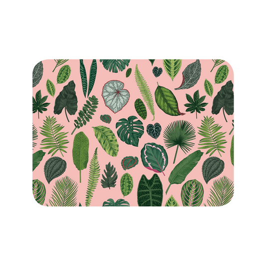 トレー・お盆(中型) handmadebyme/ハンドメイドバイミー(フォリアージュ・オン・ピンク)