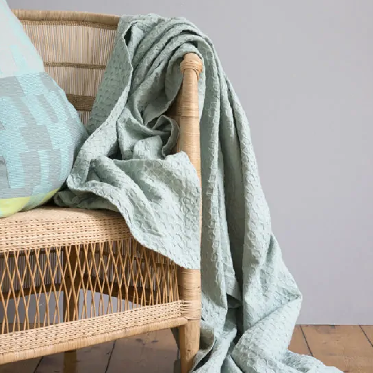 ブランケット(ソファ・ベッド) 160×200cm / Mungo Lattice Weave Blankets