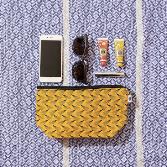 ポーチ アフリカ模様 shweshwe