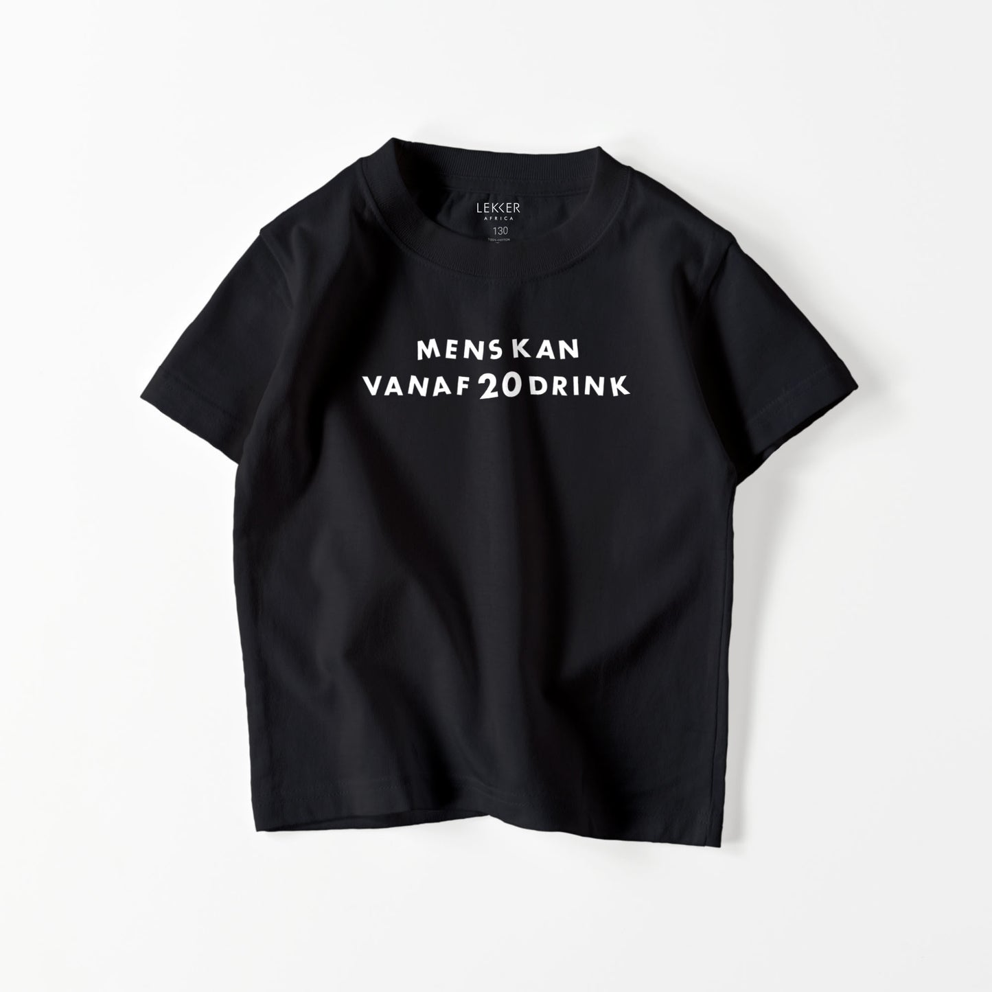 【キッズ】Mens kan vanaf 20 drink Tシャツ